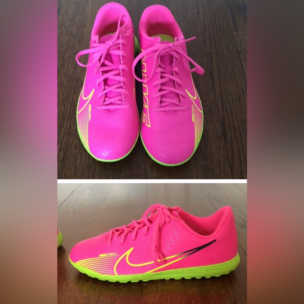 NWT Nike Vapor youth size 6 / women’s size 7 hot pink shoes.